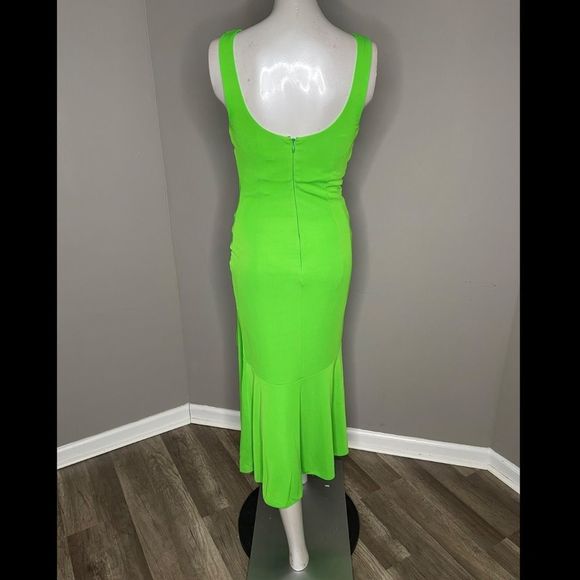 CINQ A SEPT
Green Vera Knot Detail Dress - Picture 8 of 9